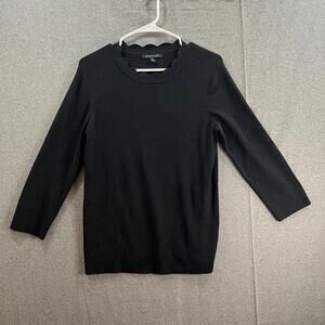 41Hawthorn Black Sweater Womens Medium Long Sleeve Pullover
